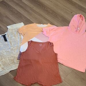 Assorted Women's Tops in Pink and Orange